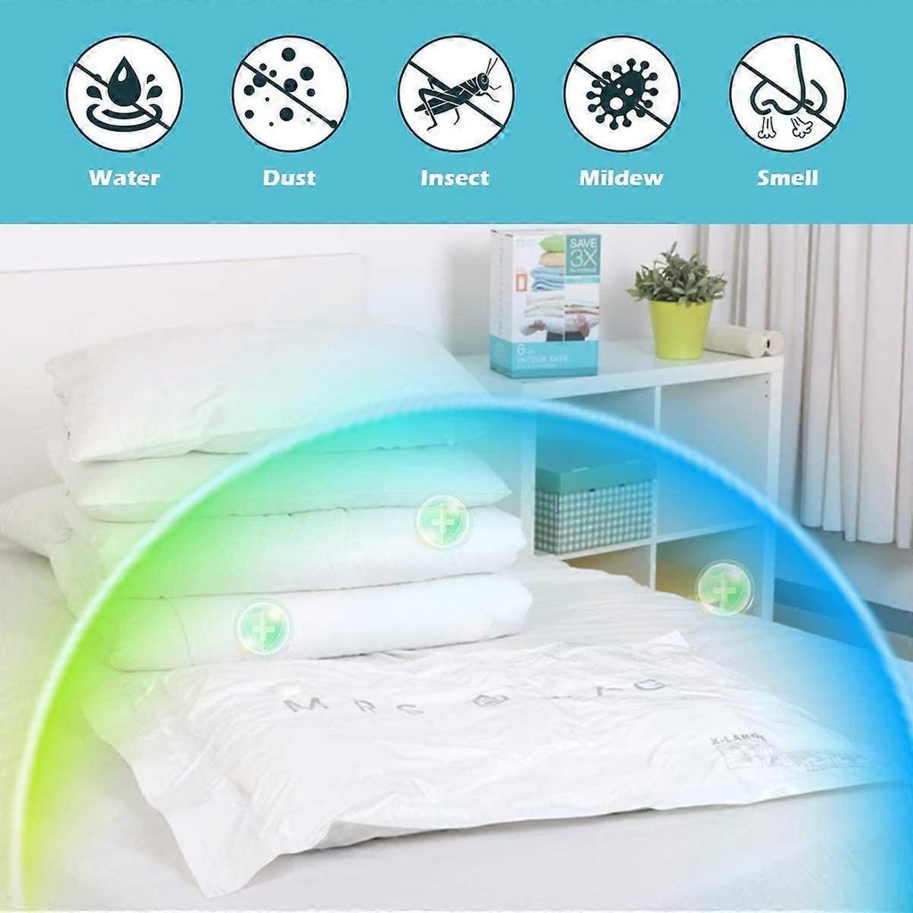 6 Pack Vacuum Storage Bags 80*100cm