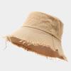 Cotton Vintage Sun Hat With Wide Brim For Summer Outdoor Casual Women