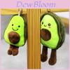Adorabile Portachiavi Peluche Avocado Cartone Animato Bambola Morbida di Cristallo di Velluto