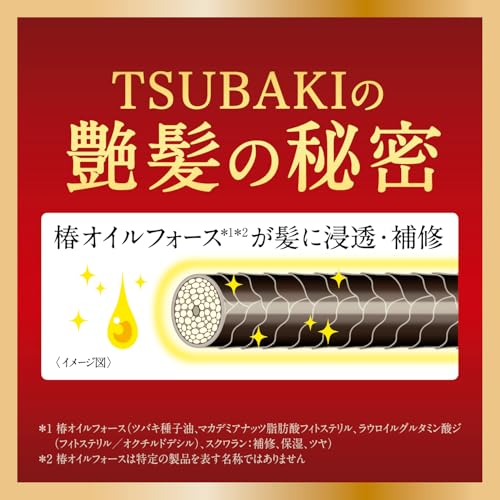 TSUBAKI Premium Moist & Repair Conditioner Refill 900mL X 3 Piece Set + Sample Gloss Oil Force Moisture Cohesion Drying UV Rays