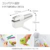 KOKUYO Stapler Needleless Stapler Harinax Handy 10 Sheet Stapler Pale White SLN-MSH110PW