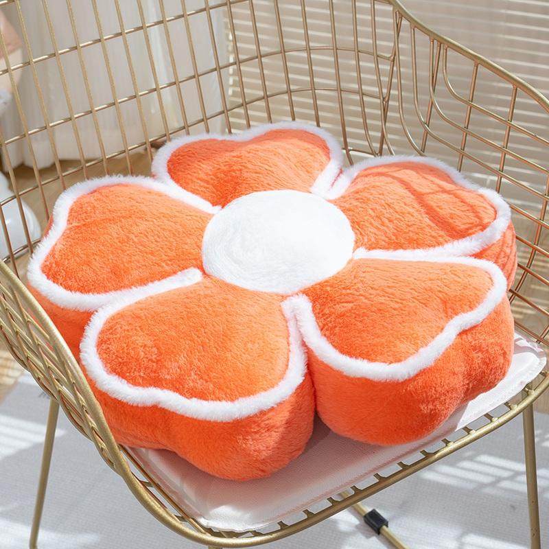 Flowers Plush Pillow Plant Petal Cushion Stuffed Toys Sofa Bed Sleeping Back Cushion for Girl Home Decor Gift