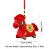 Embroidered Embroidery Mascot Pony Pendant Horse Doll Bag Horse Hanging Decoration  Kids