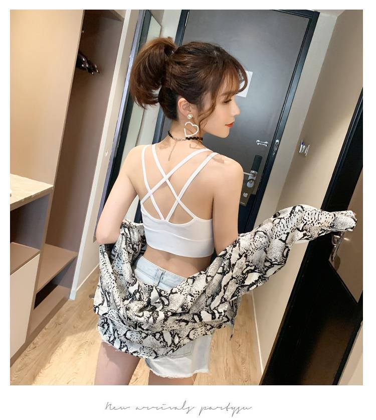 French Trendy U-Shaped Back Camisole Vest for Women - Summer Outerwear & Innerwear