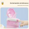 Cute Cartoon Glass Water Cups with Straps (2-Pack)