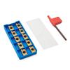 10pcs Indexable Insert APMT1604 DP5320 25R0.8 Carbide Inserts CNC Gold Tool Kit
