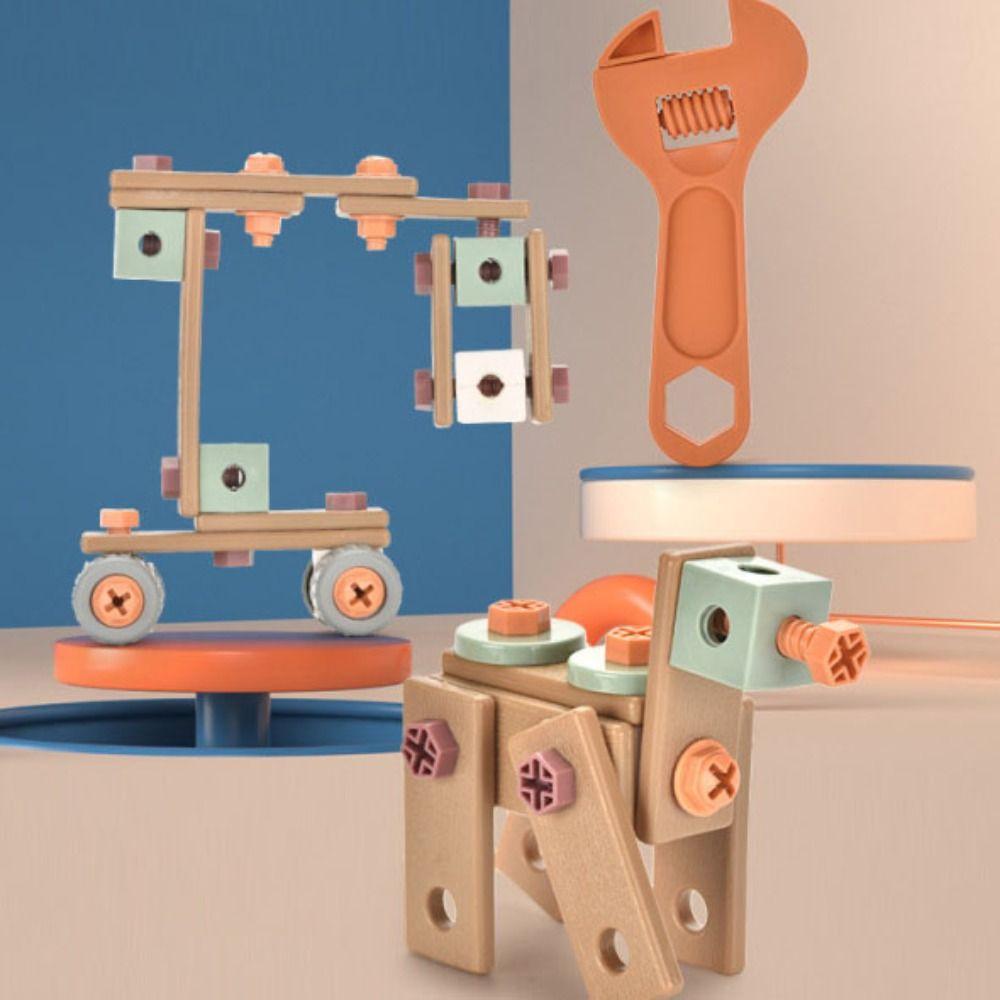 

Screw Assembly Simulation Maintenance Toy Bolts Building Blocks Toys Fine Motor Skills Style A