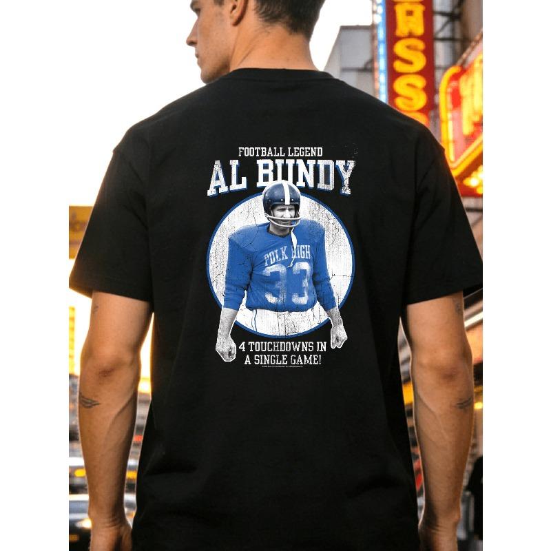 Europäische Größe Zeitlose Retro-Paar-T-Shirts - Mühelos Stilvoll & Vielseitig Verheiratet mit AL BUNDY FUSSBALL-IKONE Erwachsenen Heather-T-Shirt