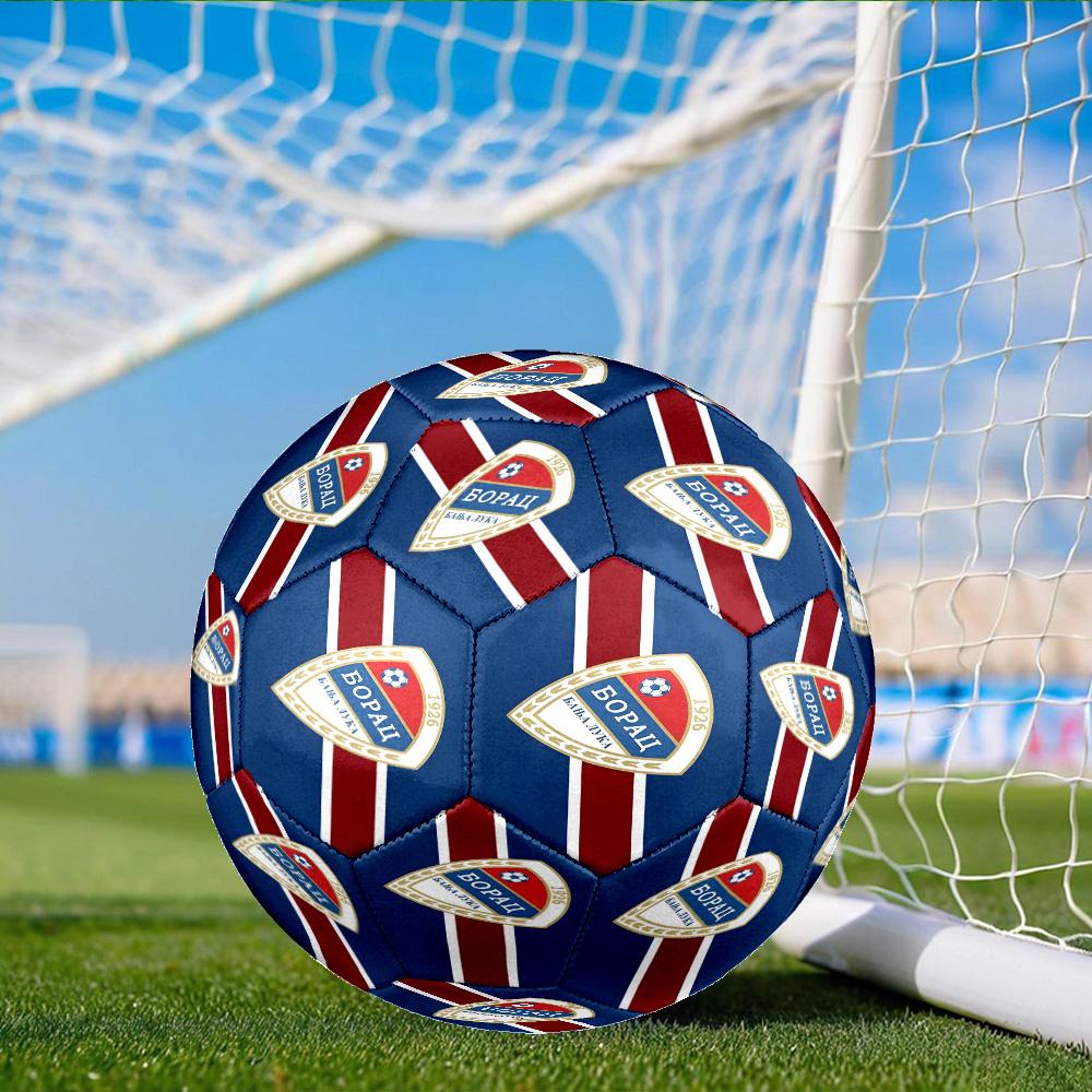 Bojcin Badge Celebration Size 5 Soccer Ball, Suitable for Training and Matches, High-Elasticity, Wear-Resistant Material Gift for Fan
