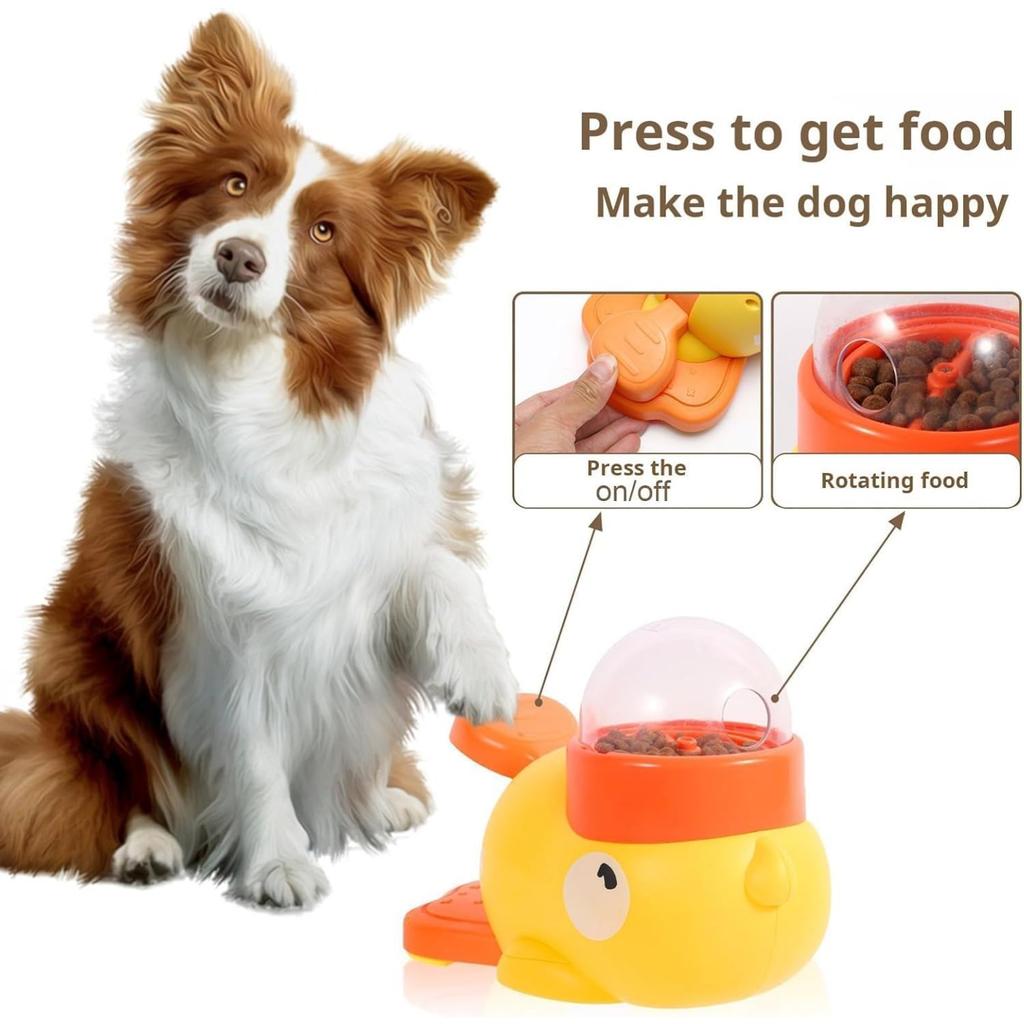 Small Dog Interactive Treat Dispenser Toy, Food Puzzle Slow Feeder