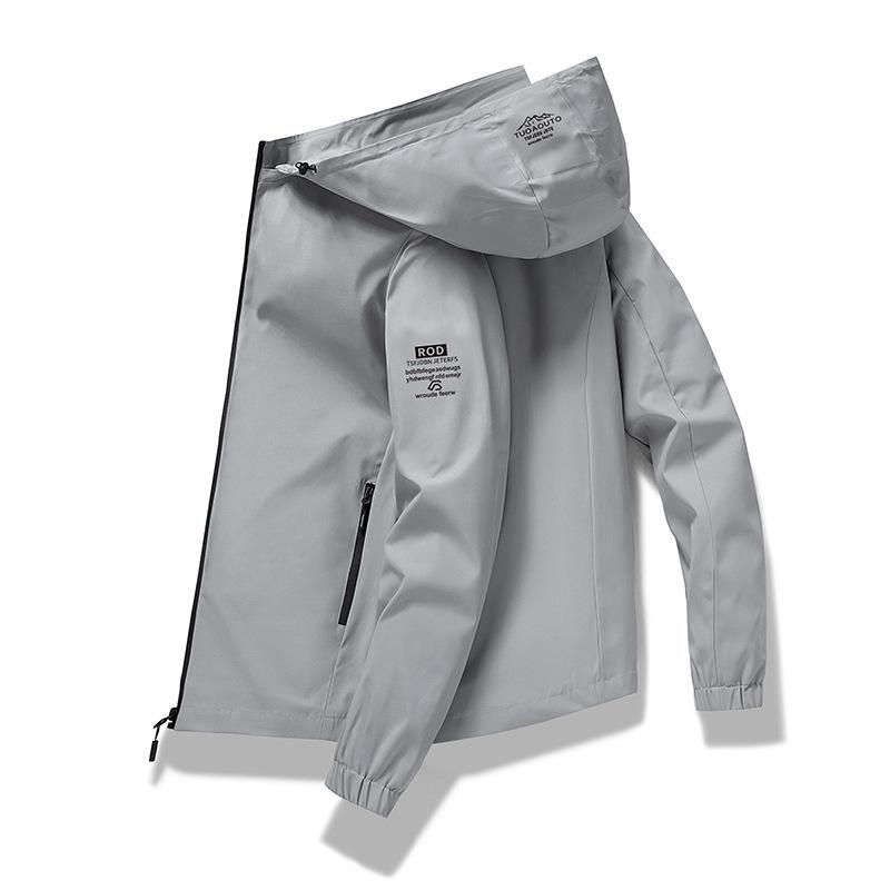 Chaqueta con capucha casual de estilo coreano para hombre, primavera/otoño 2024