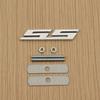 Swpzb8 3D Metal Letters SS Logo Car Rear Trunk Sticker Front Grille Badge Emblem for SS Sport Camaro Cavalier Accessories