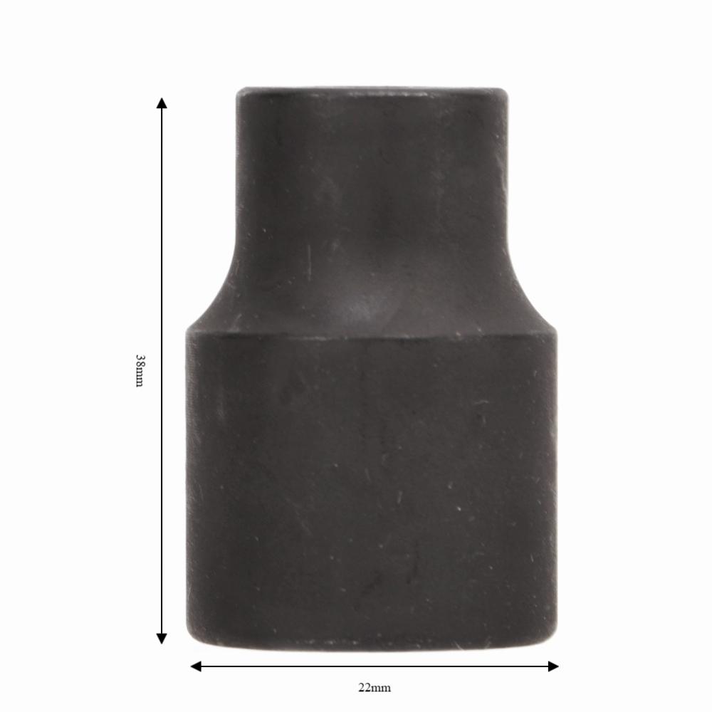1/2in Drive Battery Housing Caps Removal Socket Five-Teeth Battery Cover Screw Tool  Auto Shop