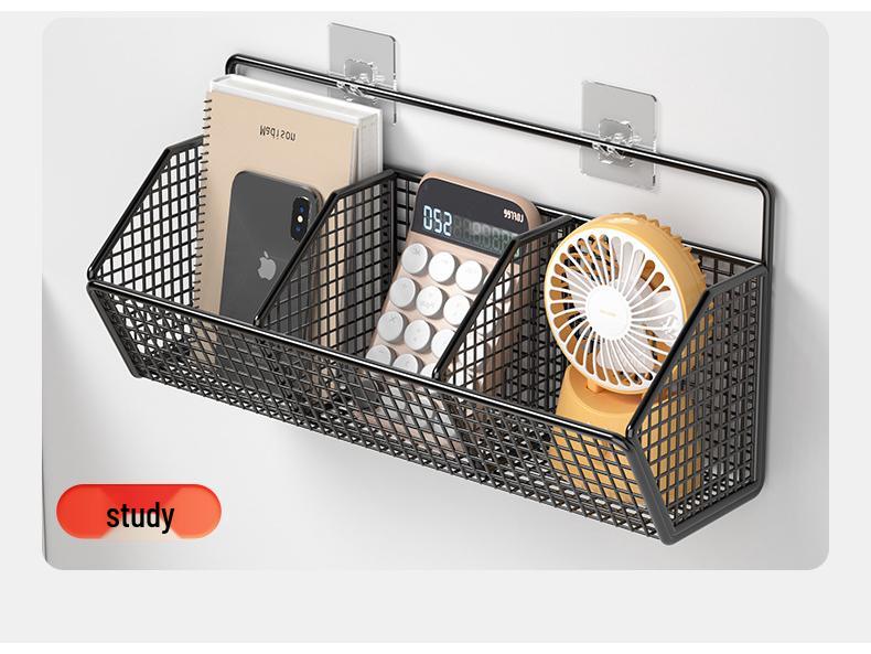 Punch-Free Wall-Mounted Kitchen Rack for Onion, Ginger, and Garlic Storage
