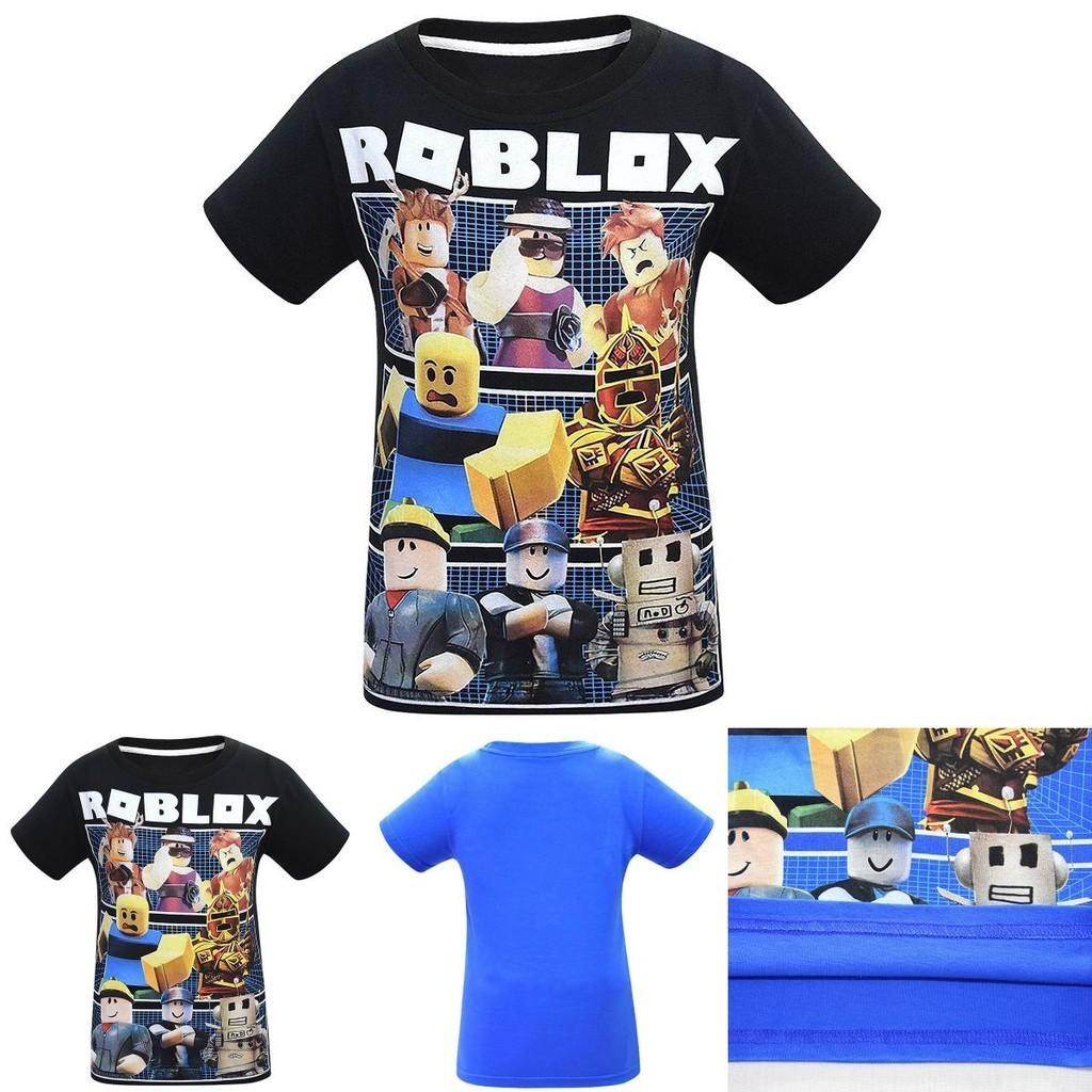 Żywy T-shirt z postaciami z gry Roblox dla dzieci z wygodnej bawełny