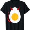 Pretend I'm a Deviled Egg Funny Teacher Halloween Costume T-Shirt,Comfortable Pure Cotton