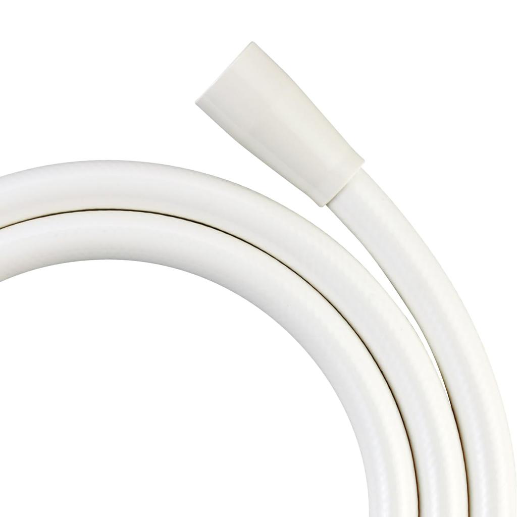 SANEI Company Sanei Wasserhahn Dusche matt, kompatibel mit den meisten Wasserhahn-Seitenadaptern, hergestellt in Japan (früherer Name Seisakusho) Schlauch, weiß, Hersteller,