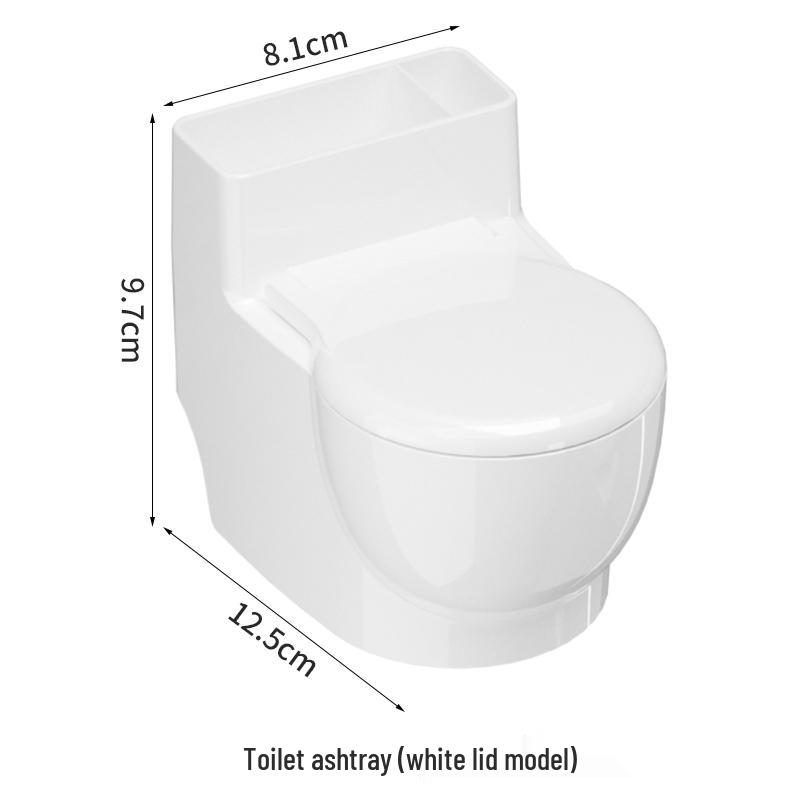 Smoke-Proof Stainless Steel Ashtray with Lid for Home and Office