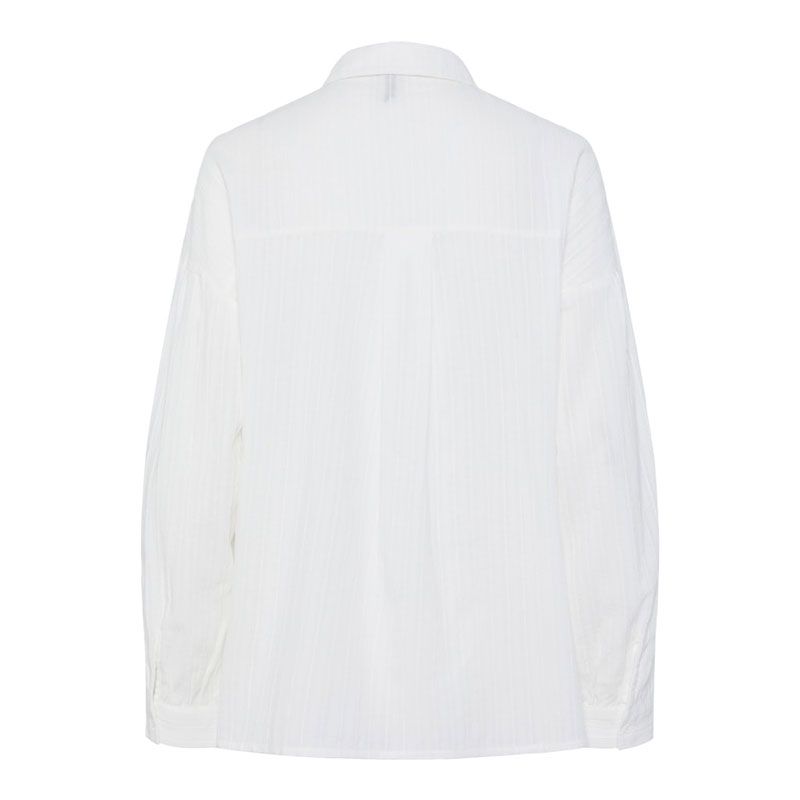 Chemise muna cashmere blue à rayures Femme PIECES