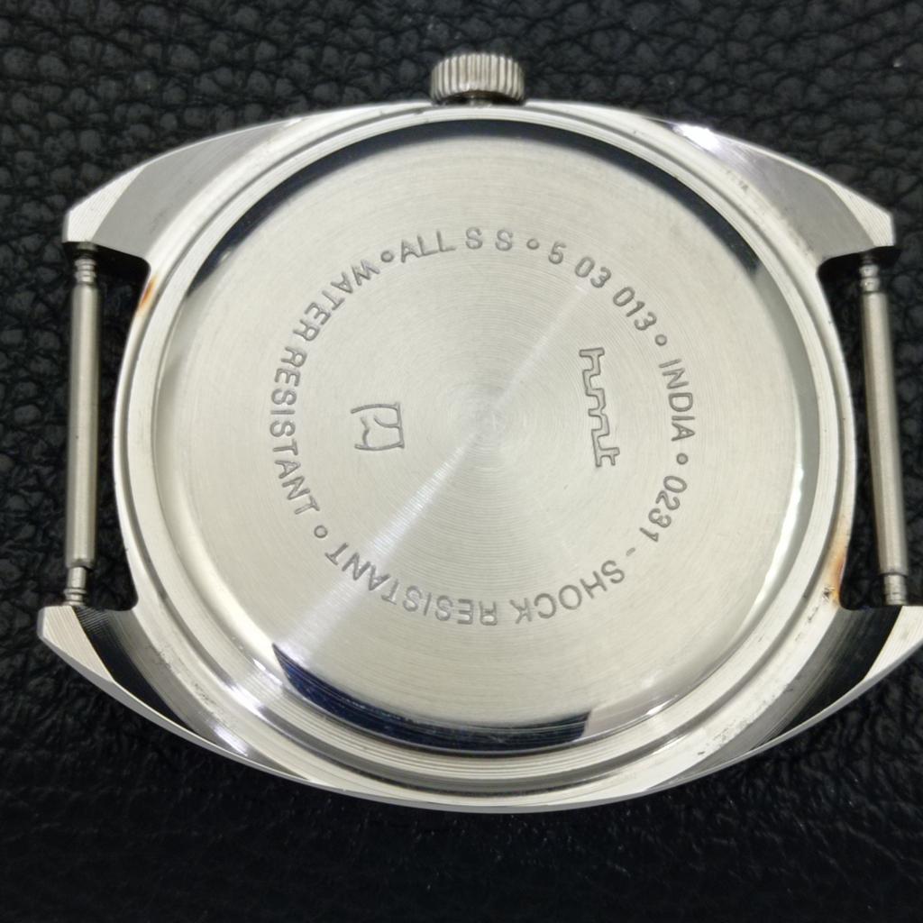 HMT KOHINOOR VINTAGE HAND-WINDING INDIAN MENS BLUE COLOR DIAL WATCH A440972-4