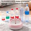 Easy To Clean Cat Water Supply Automatic Dispenser Auto Refill Pet Feeder Cute Dispenser Ear Design Bottle Adapter Threaded Bowl for Cats