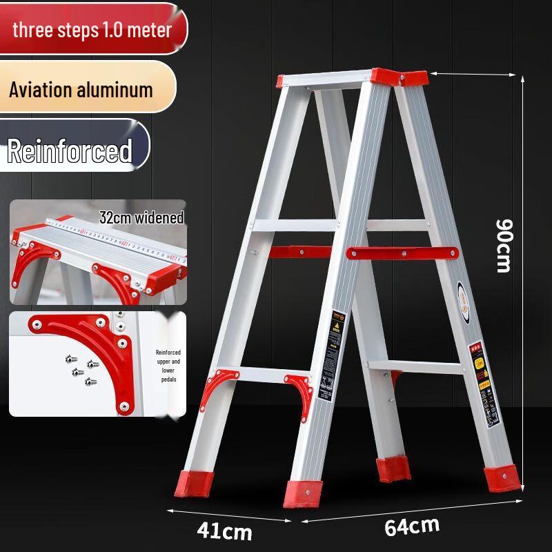 Ally Aluminum Alloy A-Frame Folding Ladder