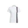 adidas Damen Colorblock Logo Print Sport Kurzarm T-Shirt Damen Tops Weiß HG8253