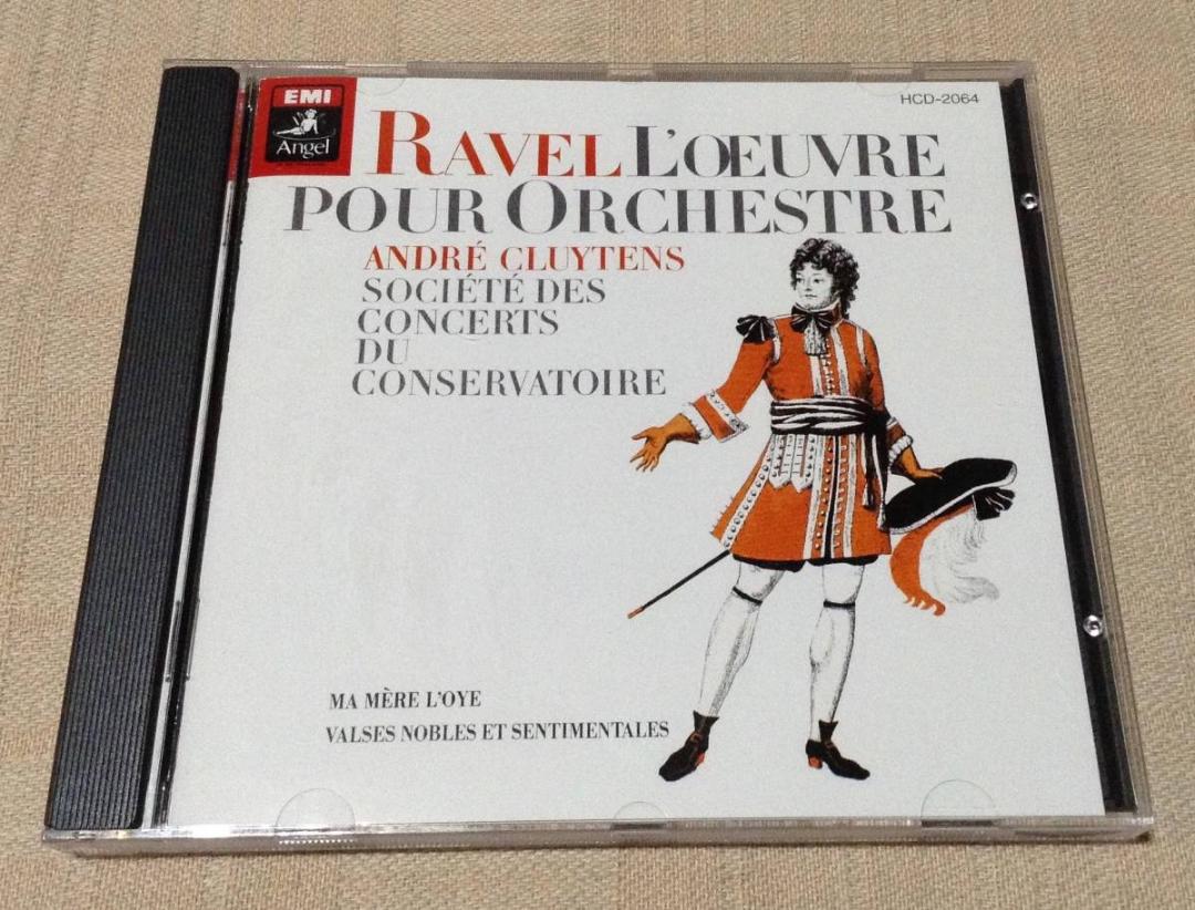 

[USED] Ravel: Mamerlois Complete Pieces / Noble and Sentimental Dances Cluytens