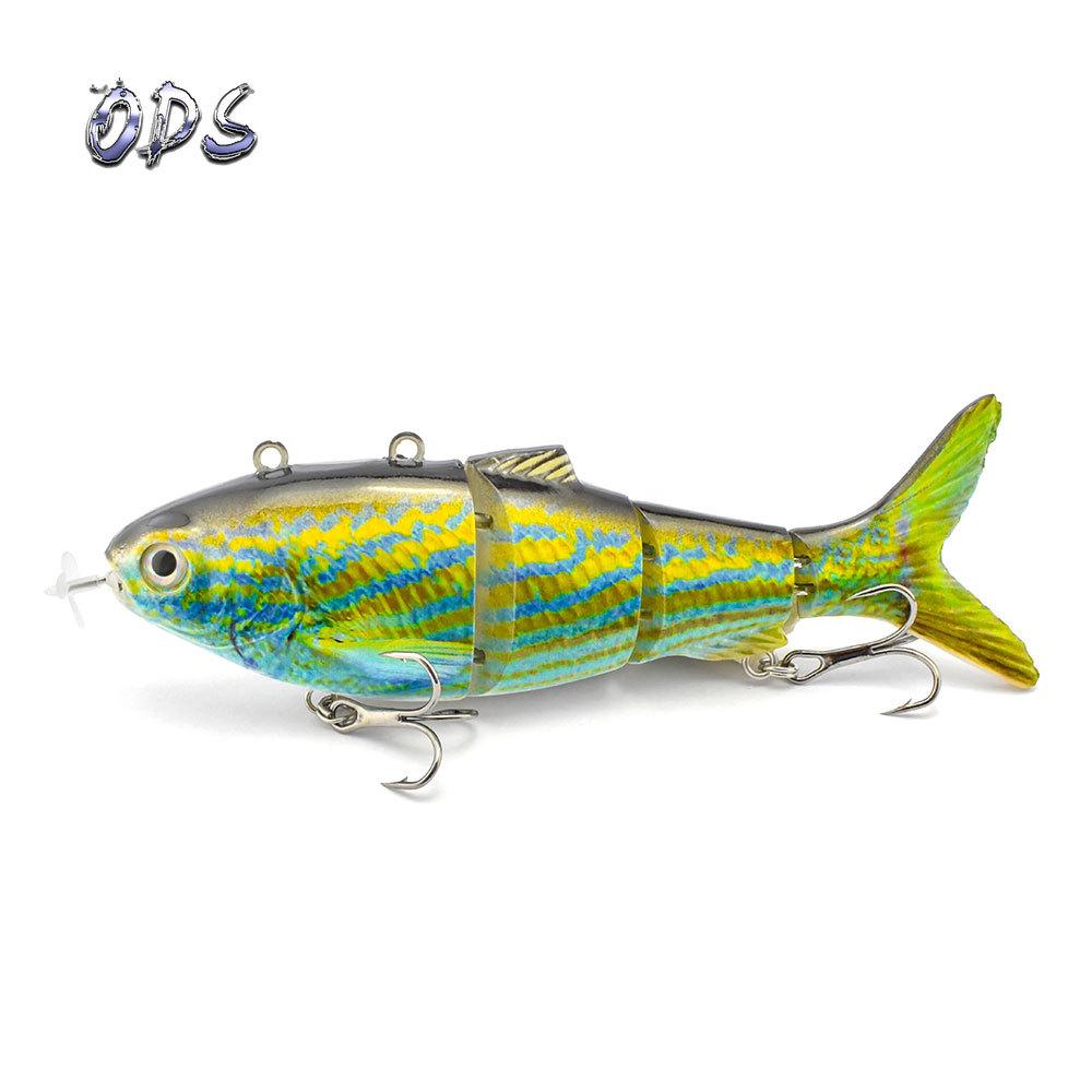 Rechargeable 130mm 42g Automatic Swimming Electronic Fish Lure Bait Smart Plastic Bait for Bottom Fishing