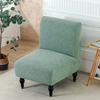 Washable Armless Chair Cover Single Seat Chair Dust Cover Durable Chair Slipcover  For Dining Room