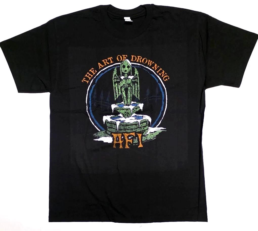 AFI T-shirt Hardcore Punk Rock Horror Tee 100% Cotton Men s Black New XL