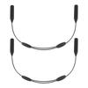 ABJI-2PCS Glasses Strap Neck Cord Sports Eyeglasses Band Sunglasses Rope String Holder