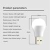 2pcs USB Plug Lamp Mini LED Night Light Book Light Computer Mobile Power Bank Charging Lamp 5V Eye Protection Reading Light