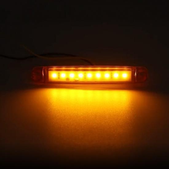 10x Yellow LED Clearance Light Truck Trailer Amber Side Marker Lights Waterproof