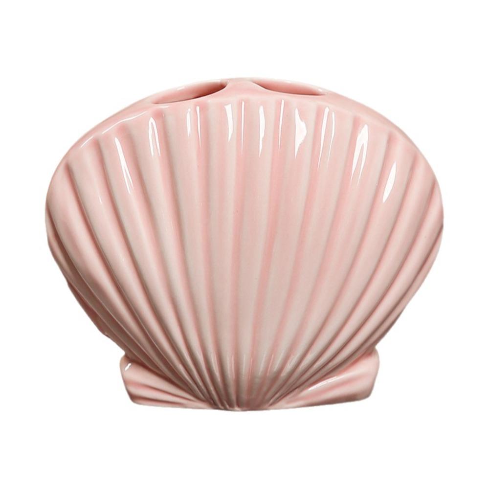 Ceramiczny uchwyt na szczoteczki do zębów w kształcie muszli Kreskówkowy stojak do przechowywania w łazience Pokój dziecięcy