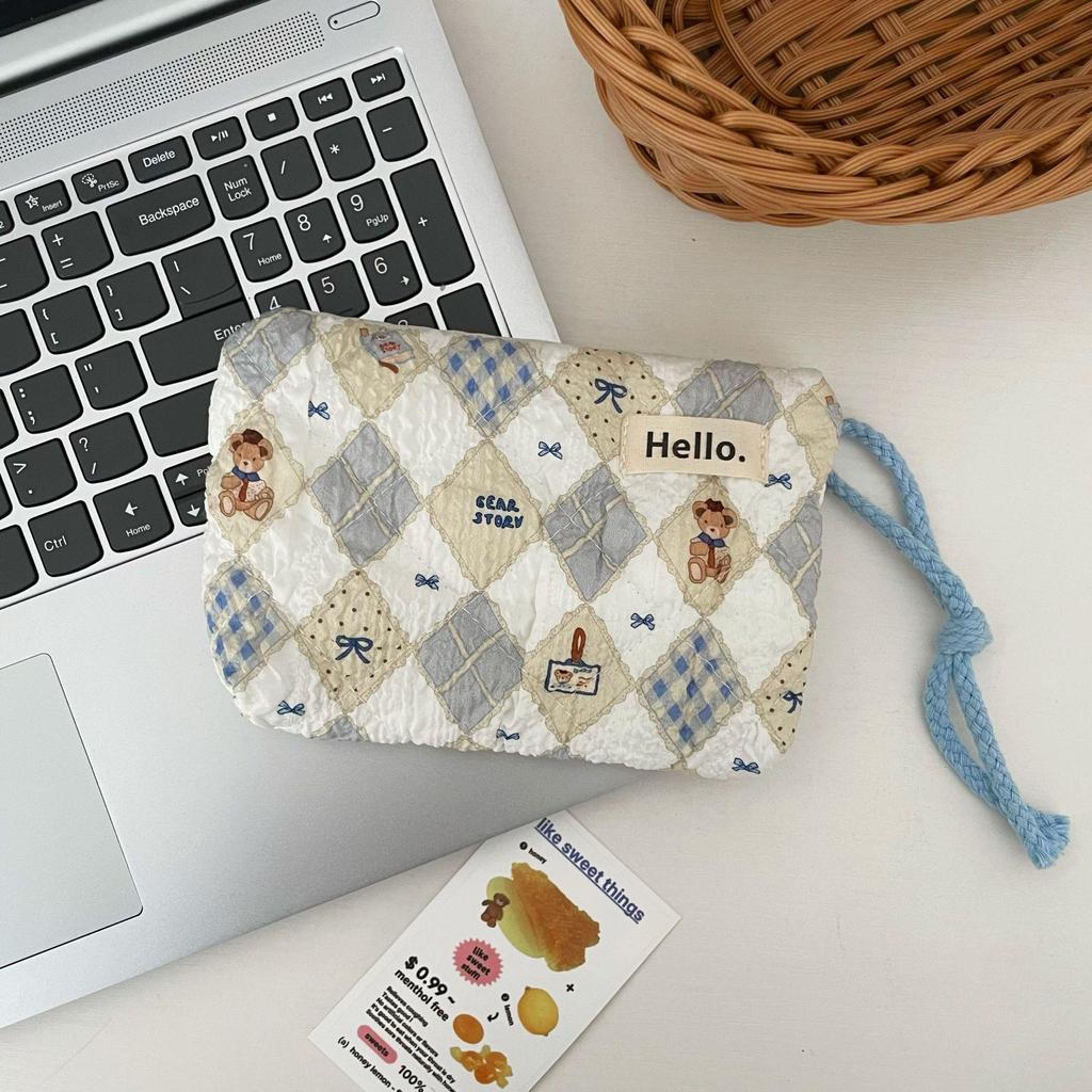 Adorable Quilted Coin & Card Purse 2025 - Compact Travel Lipstick & Sundries Bag for Women