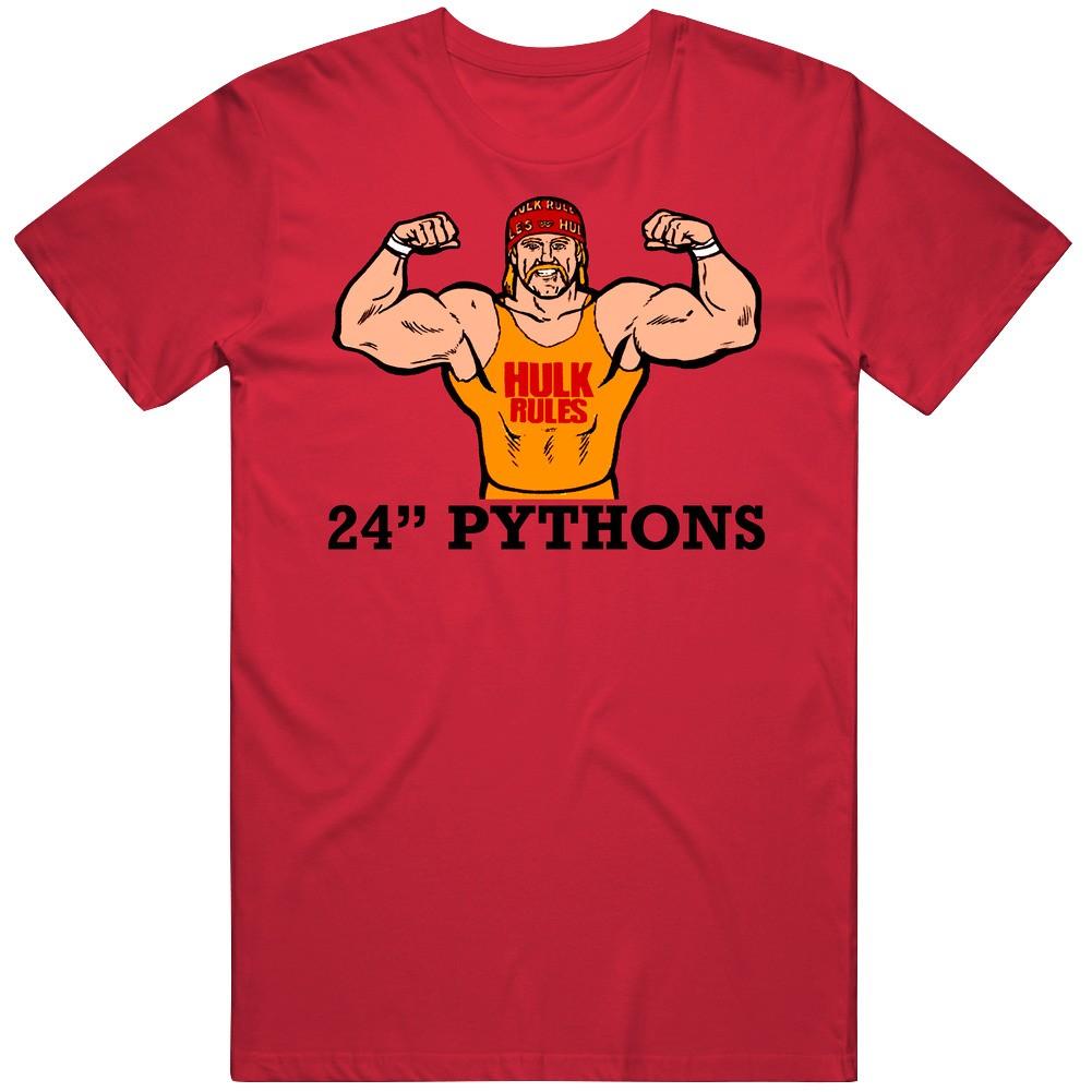 Hulk Hogan Pythons Retro Wrestling T Shirt Mens Womens Tees Top L