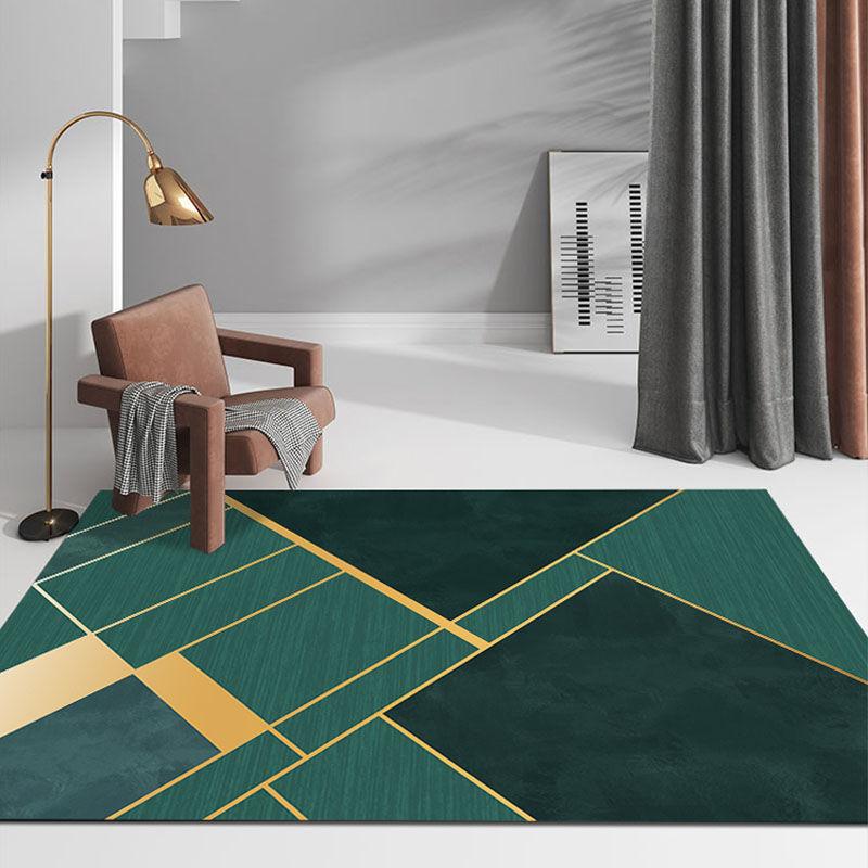 Modern Luxury Rugs Living Room Decoration Home Large Carpet for Bedroom Children's Room Decor Floor Mats Green Porch Doormat
