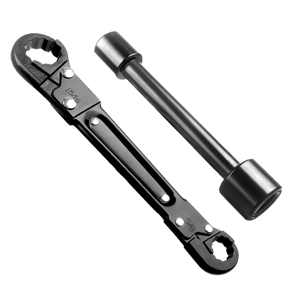 Angle Stop Wrench High Efficiency Portable Double Ended Plumber Spanner Plumbing Tool for Maintenanc