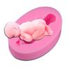 Silicone Mold 3D Sleep Baby Handmade Chocolate Fondant Cake Cookies Dessert Baking Decorating Tools