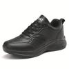 Women's Sports Shoes, Flat Leather Waterproof Sports Casual Shoes, Soft Sole Wear-resistant Ultra Light Comfortable Shoes