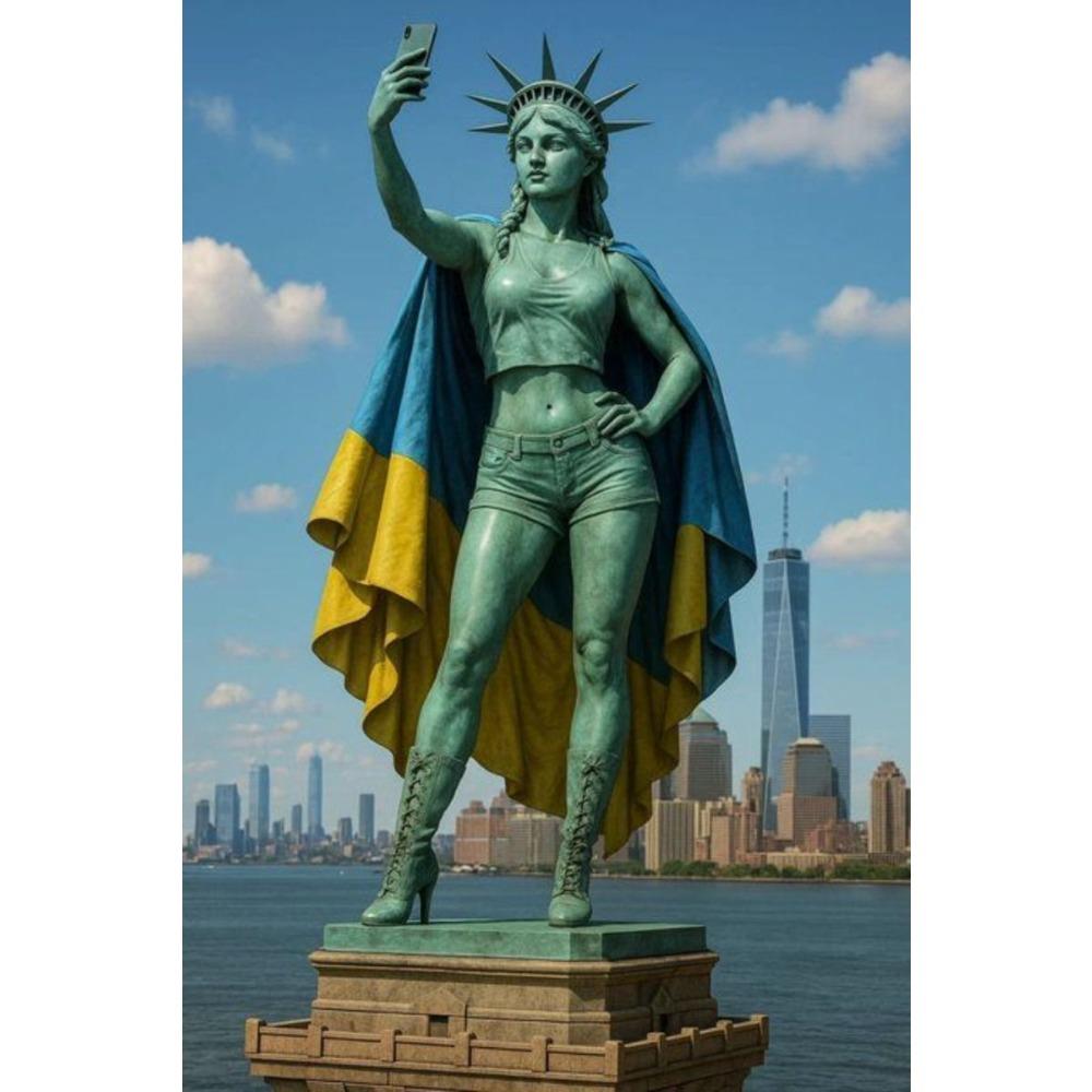 Vintage Metal Tin Sign Liberty Goddess Wall Art Decor For Living Room Bedroom