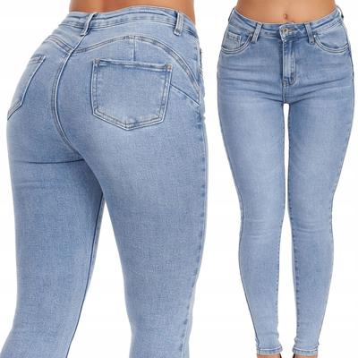 109_ Spodnie Damskie Jeans Rurki - Goodies _L/40