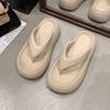 Internet celebrity explosion comfortable flip-flops women's spring summer thick bottom non-slip heightened flip-flops