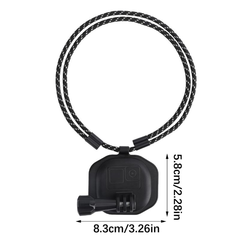 Magnetic Neck Strap Hold Mount Bracket Adapter With Lanyard Flexible Angle Adjustment for 360 Camera Accessories