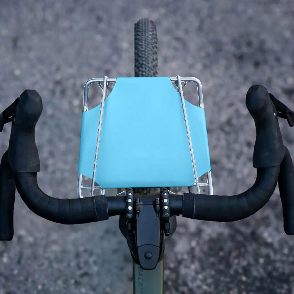 Folding Bike Front Bag Carrier Metal Bike Basket Front Rack Carrier Front Bike Cargo Rack for MTB Road Bicycle