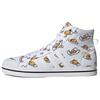 Gudetama X  Neo Bravada Mid Canvas Printed Casual Sports Non-Slip High-Top Skate Shoes Unisex Sneakers Off-White FY2939