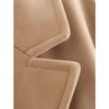 Gabardina larga de lana con botones y doble botonadura, versátil, informal, para otoño e invierno, nueva moda para mujer
