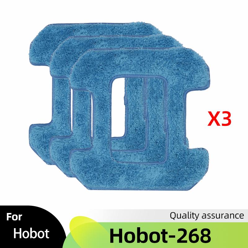 Подушечки для влажной уборки и сухой протирки для робота для мытья окон Hobot 268, чистящие салфетки из микрофибры, запчасти, аксессуары