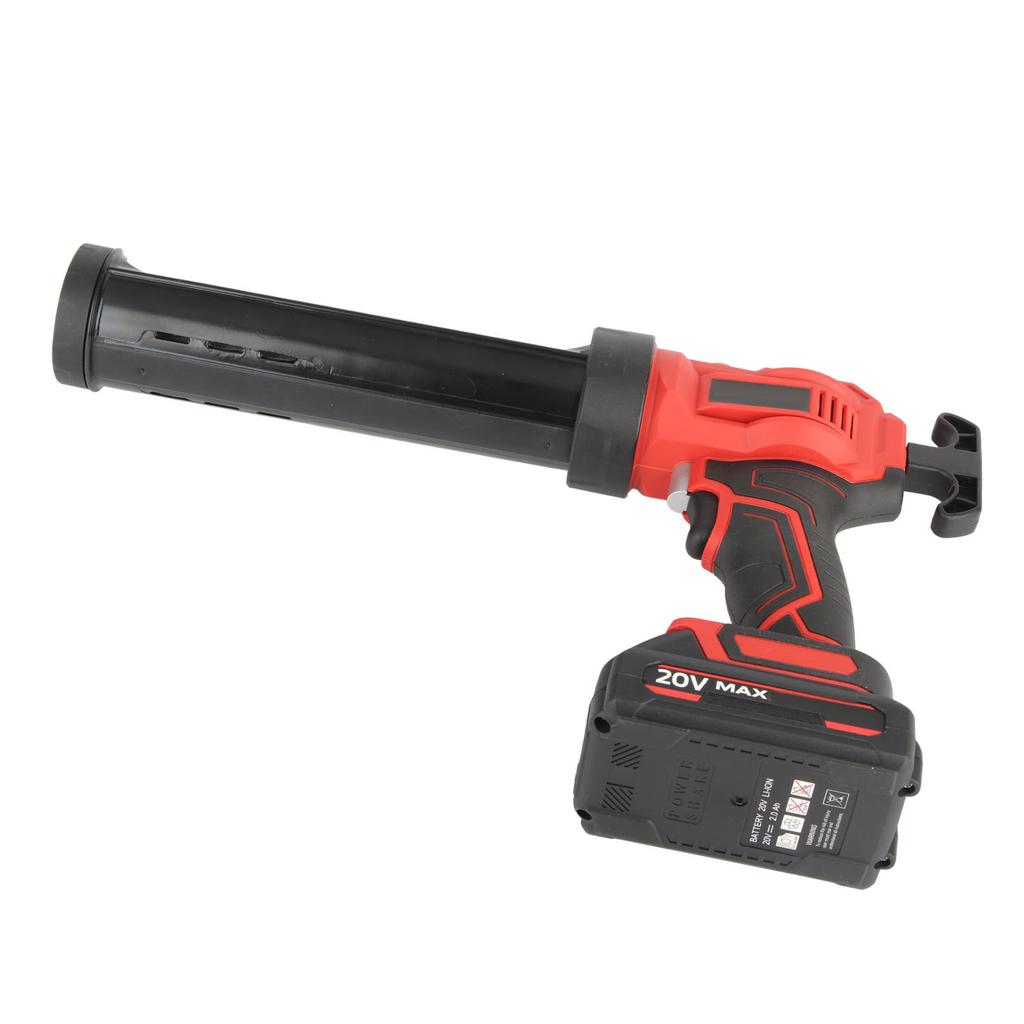Cordless Caulking Gun Battery Operated Electric Caulk Gun With LED Light for 10OZ Sealant Cartridges